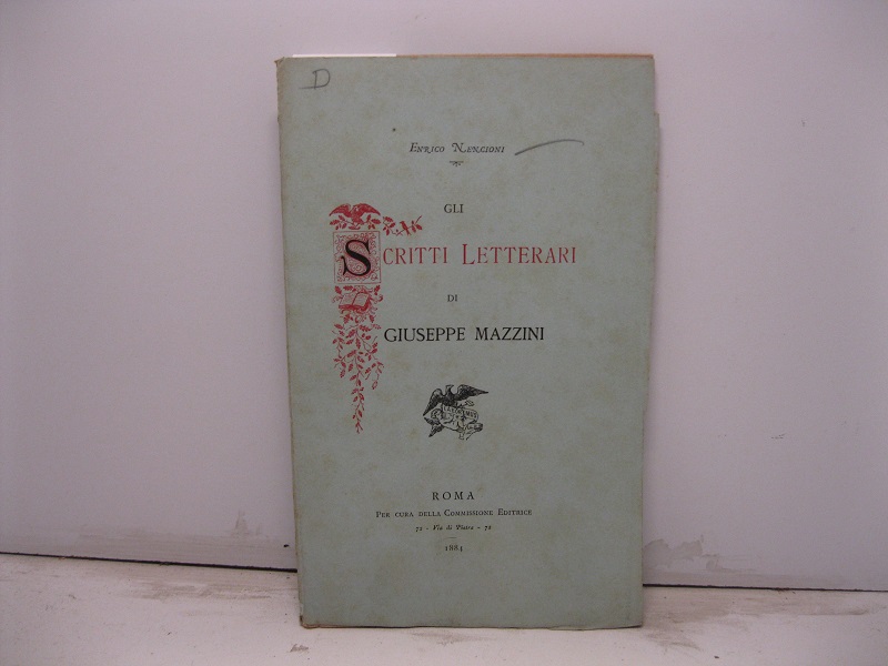 Gli scritti letterari di Giuseppe Mazzini